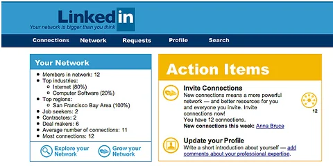 linkedin before